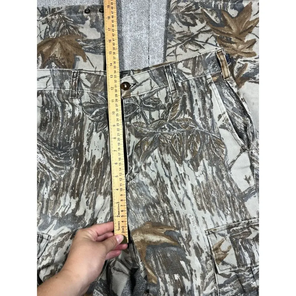 Vintage Gander Mountain Realtree Straight Leg Cargo Pant Men Size 34-36 M